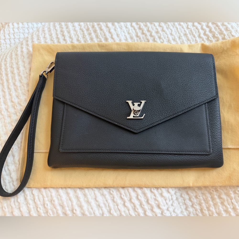 Mylockme Pochette Leather Louis Vuitton Bag